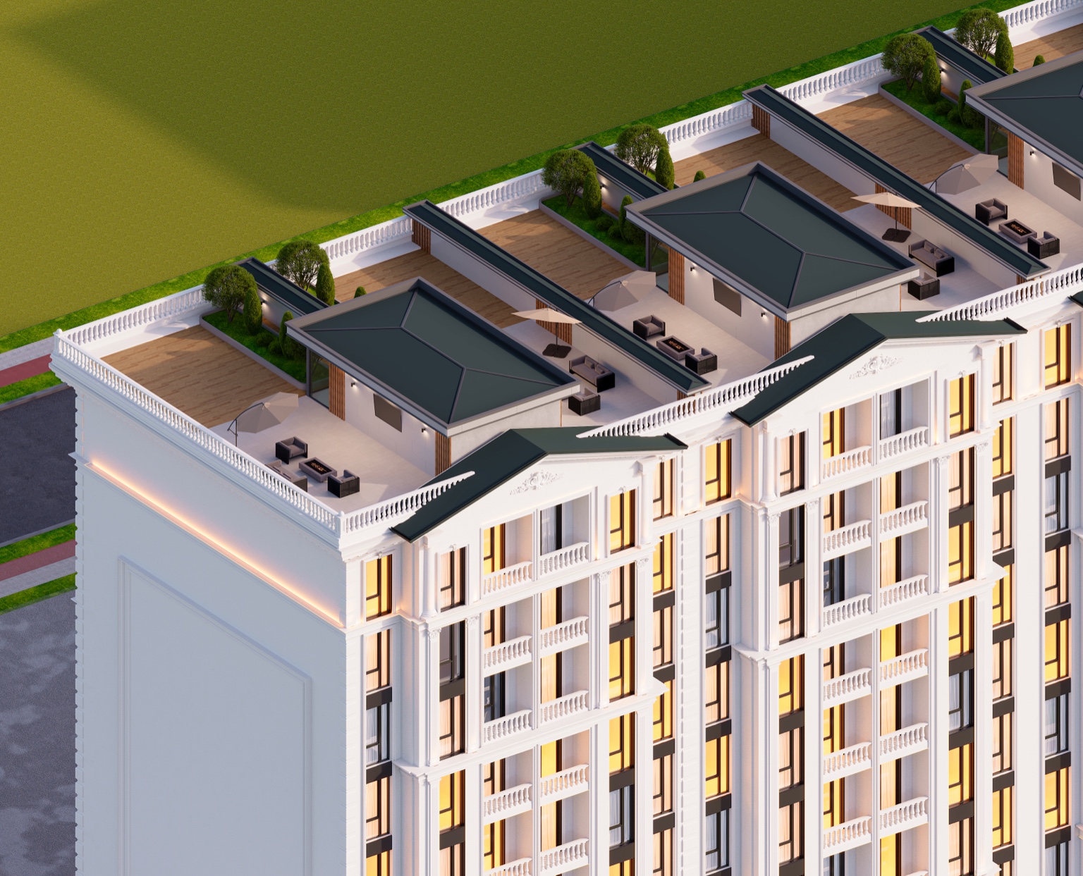 IPU Building rooftop